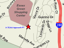 Click to view a map with directions to our West Orange, NJ Physical Therapy Center